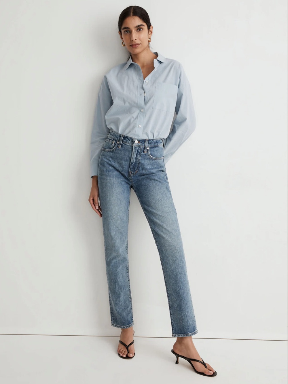 MADEWELL The Perfect Vintage Jean in Heathcote Wash 30
